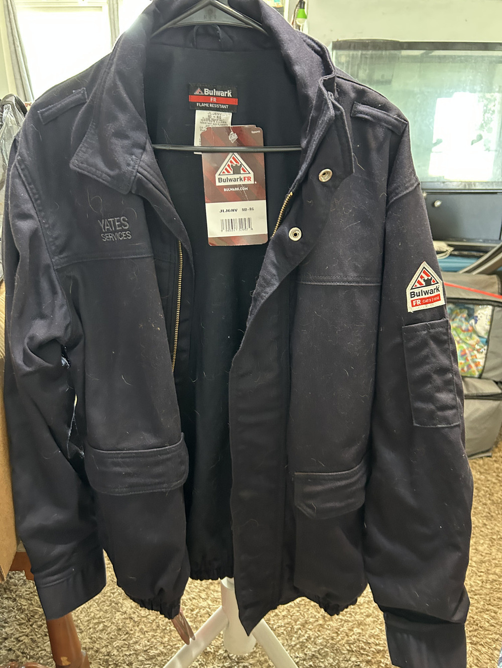 Bulwark FR Flame Resistant Durable Water Repellent Work Jacket Size M